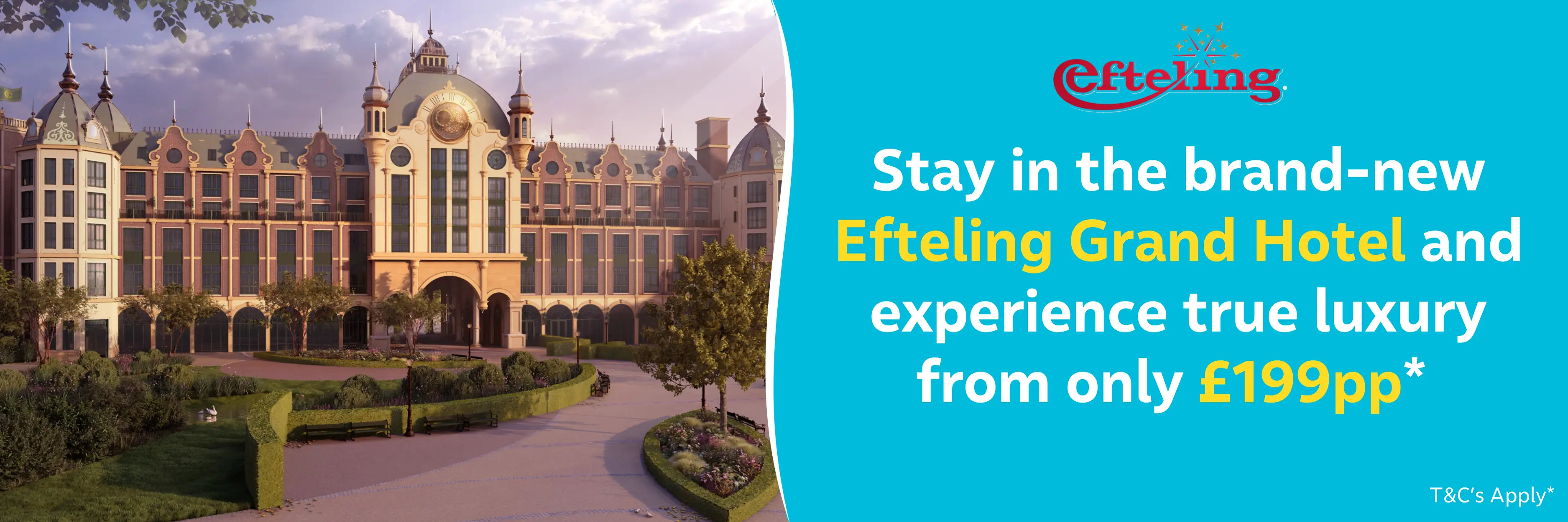 MagicBreaks EFTELING GRAND HOTEL FROM 199PP carousel banner