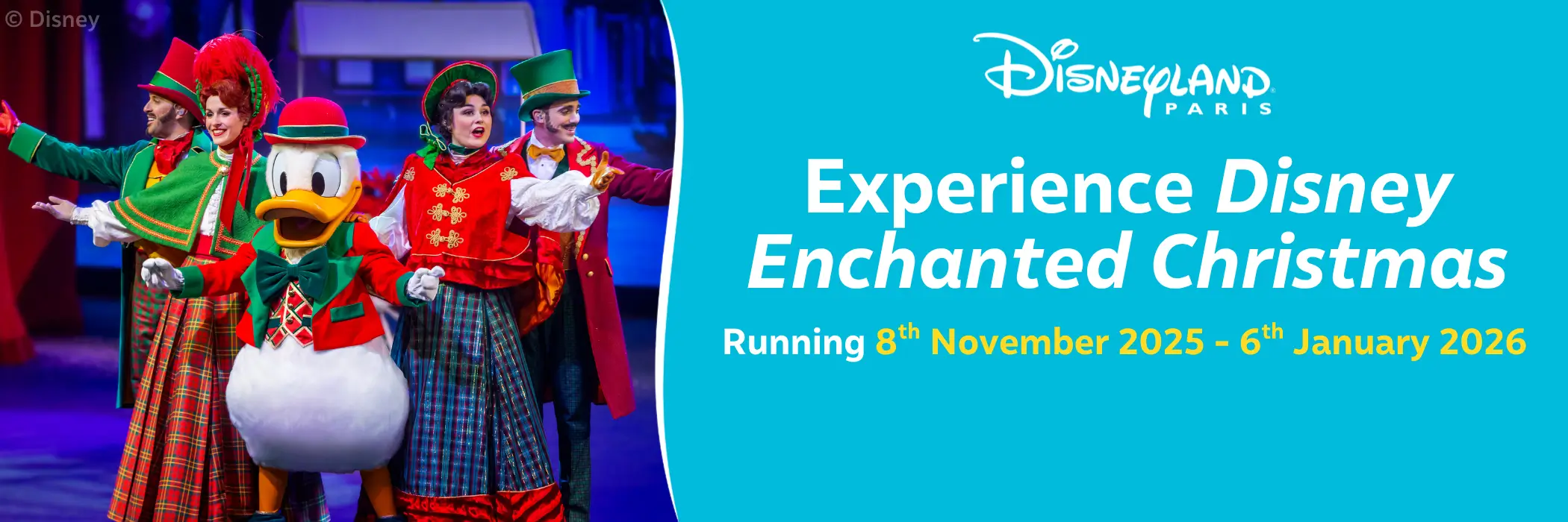 MagicBreaks Experience Disney Enchanted Christmas carousel banner