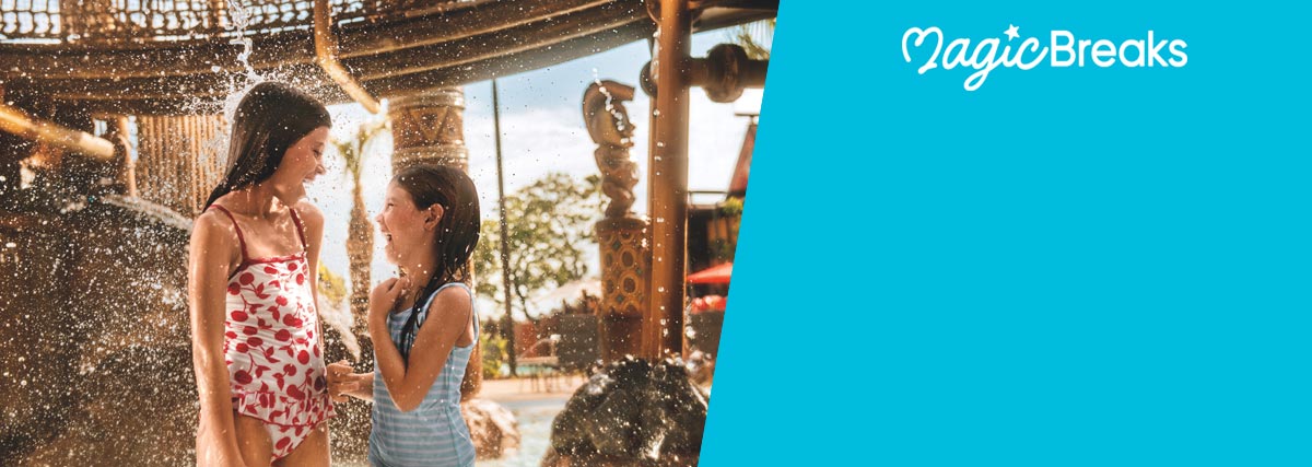 MagicBreaks Oasis & Lava Pool special offer carousel banner