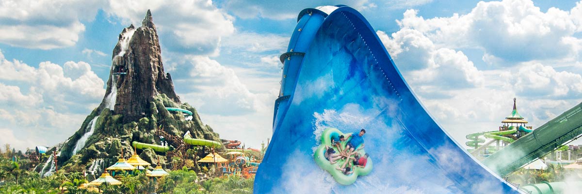 MagicBreaks Universal Volcano Bay carousel banner