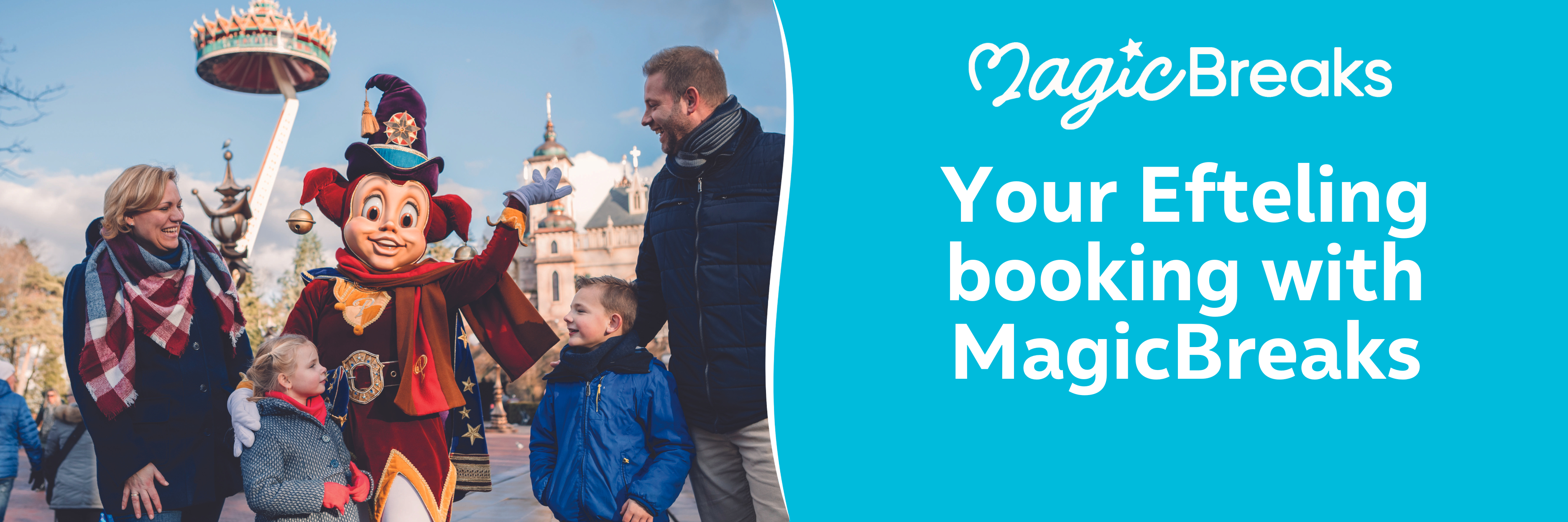 MagicBreaks Your Efteling booking with MagicBreaks carousel banner