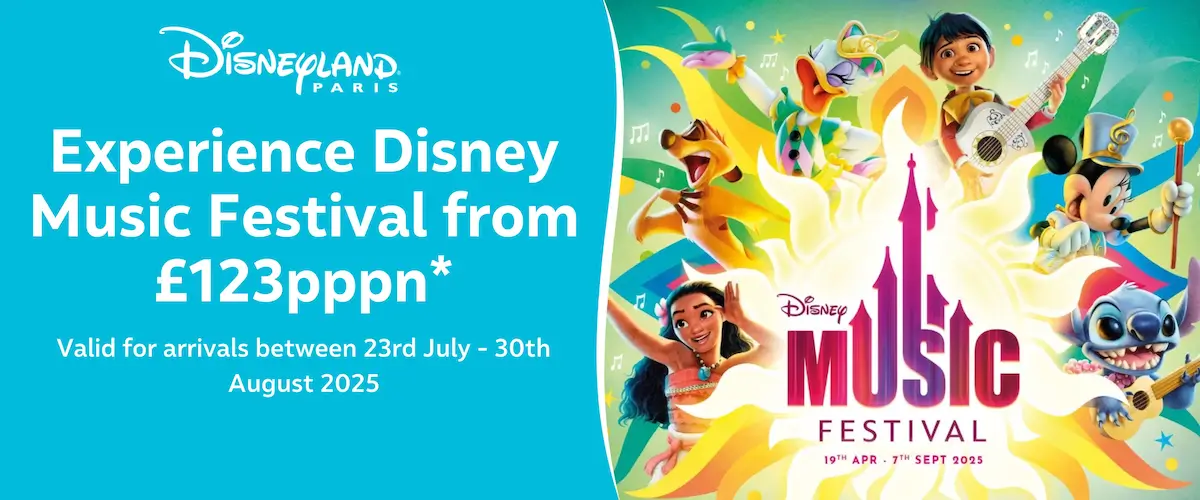 MagicBreaks Disney Music Festival from £123pppn* carousel banner
