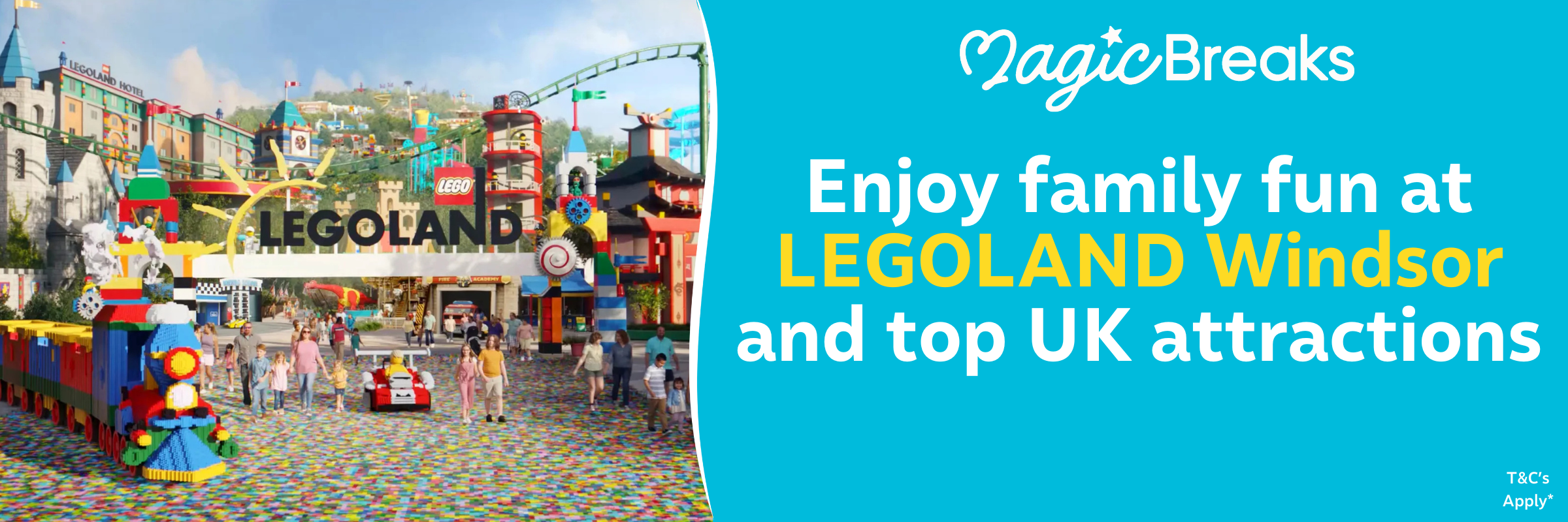 MagicBreaks LEGOLAND WINDSOR & UK ATTR carousel banner