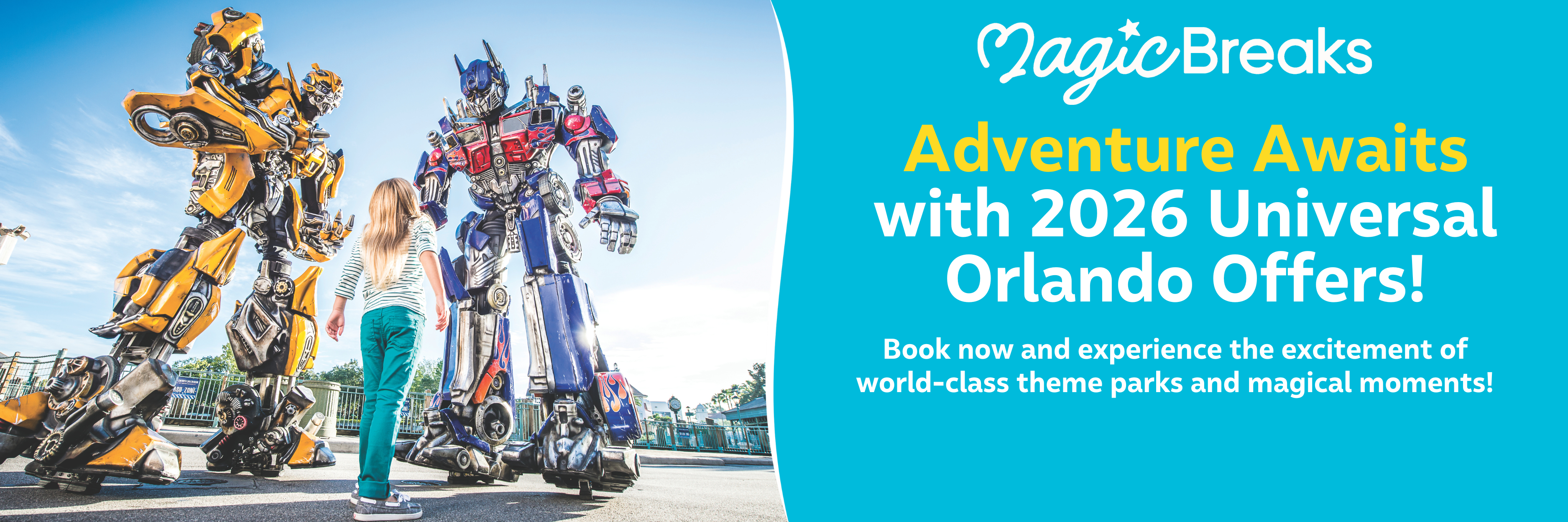 MagicBreaks Universal 2026 Special Offers carousel banner