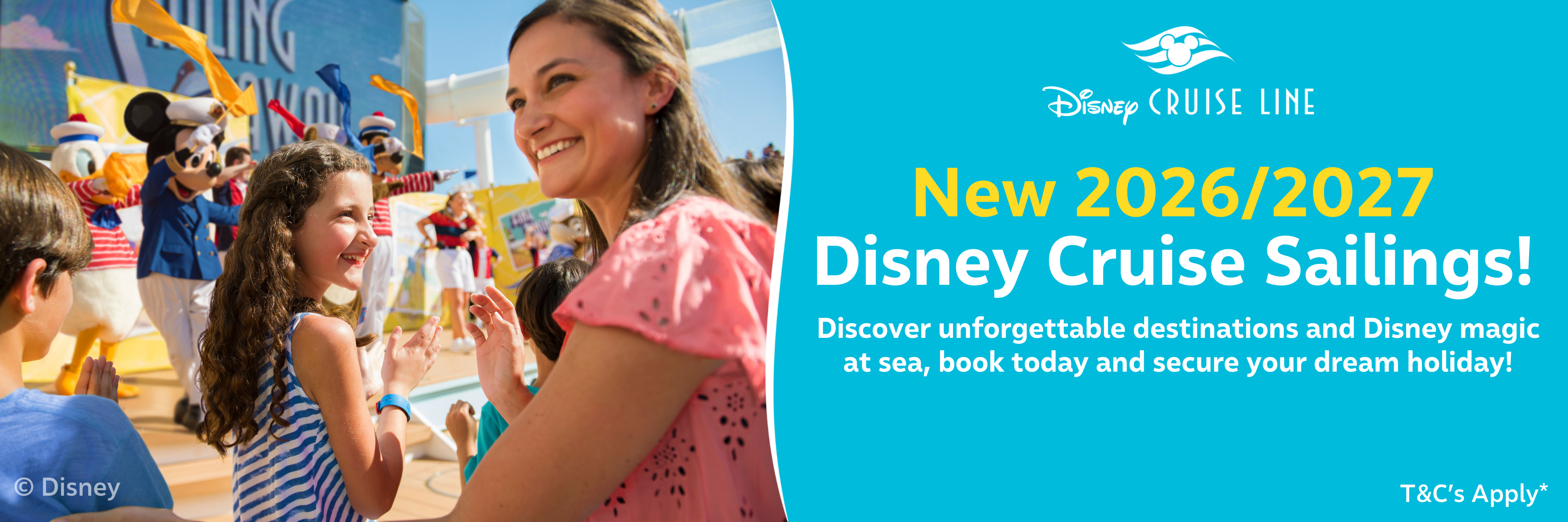 MagicBreaks New 2026 & 2027 Sailings! carousel banner