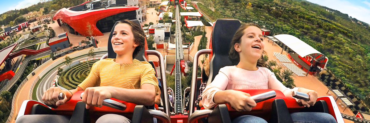 MagicBreaks PortAventura, Ferrari Land & Caribe Aquatic Park Ticket 3 Day Ticket carousel banner