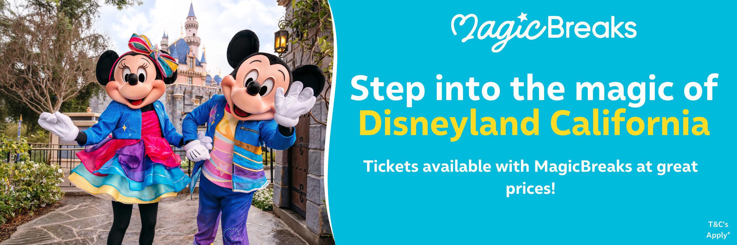MagicBreaks DISNEYLAND CALIFORNIA carousel banner