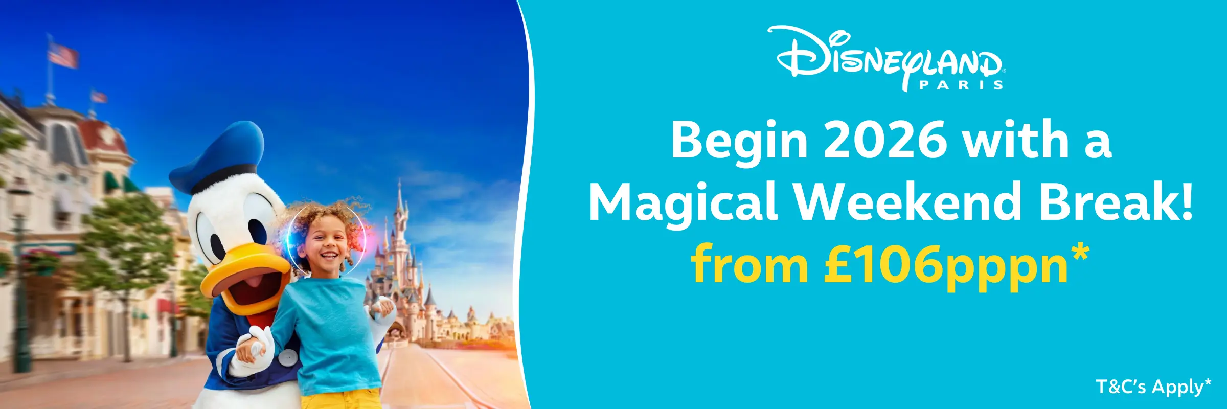 MagicBreaks Experience Disney this January from £106pppn carousel banner