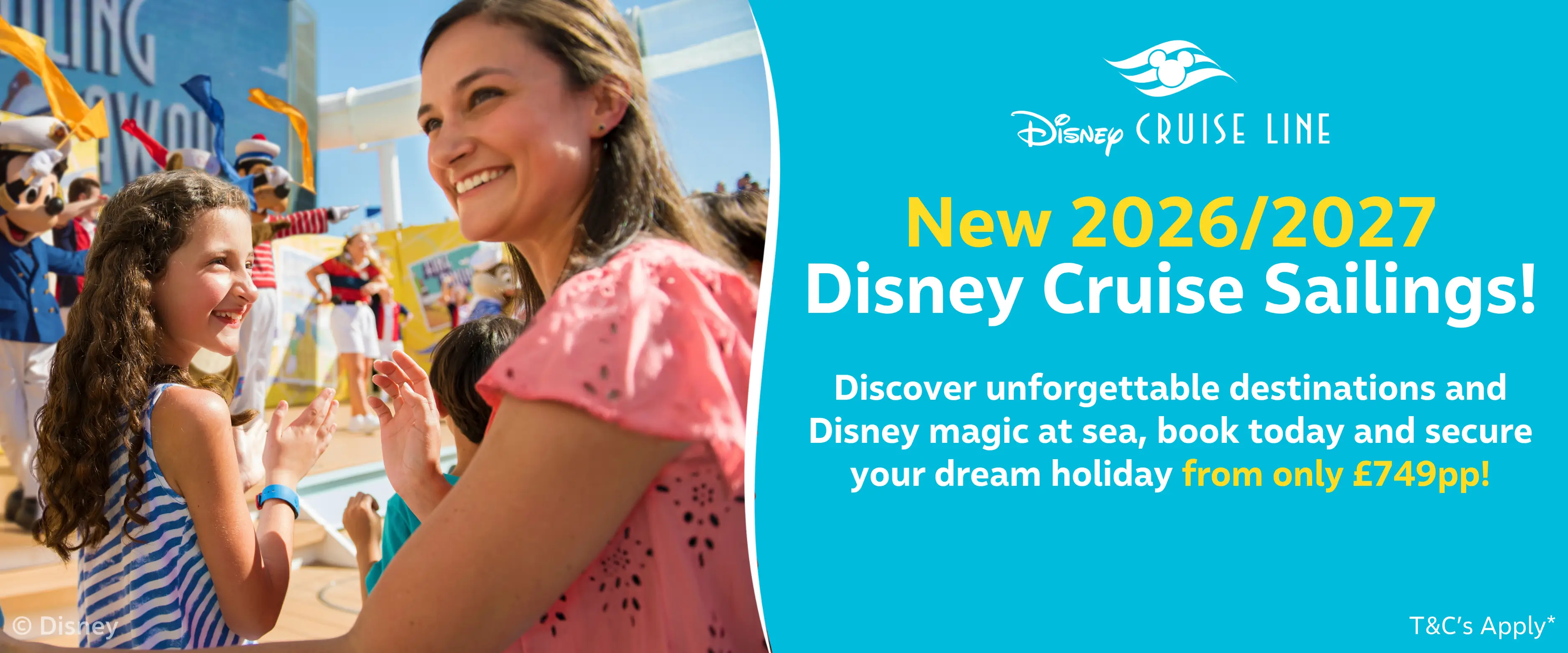 MagicBreaks New 2026 & 2027 Sailings! carousel banner