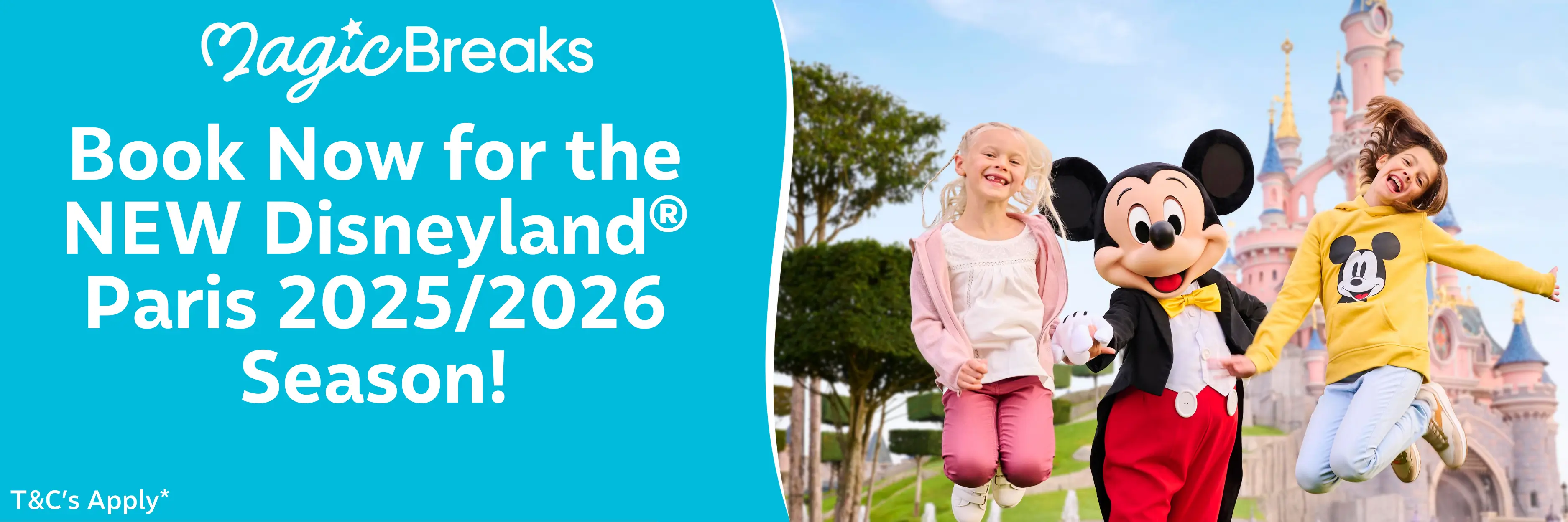 MagicBreaks NEW Disneyland® Paris 2025/2026 Season Available! carousel banner