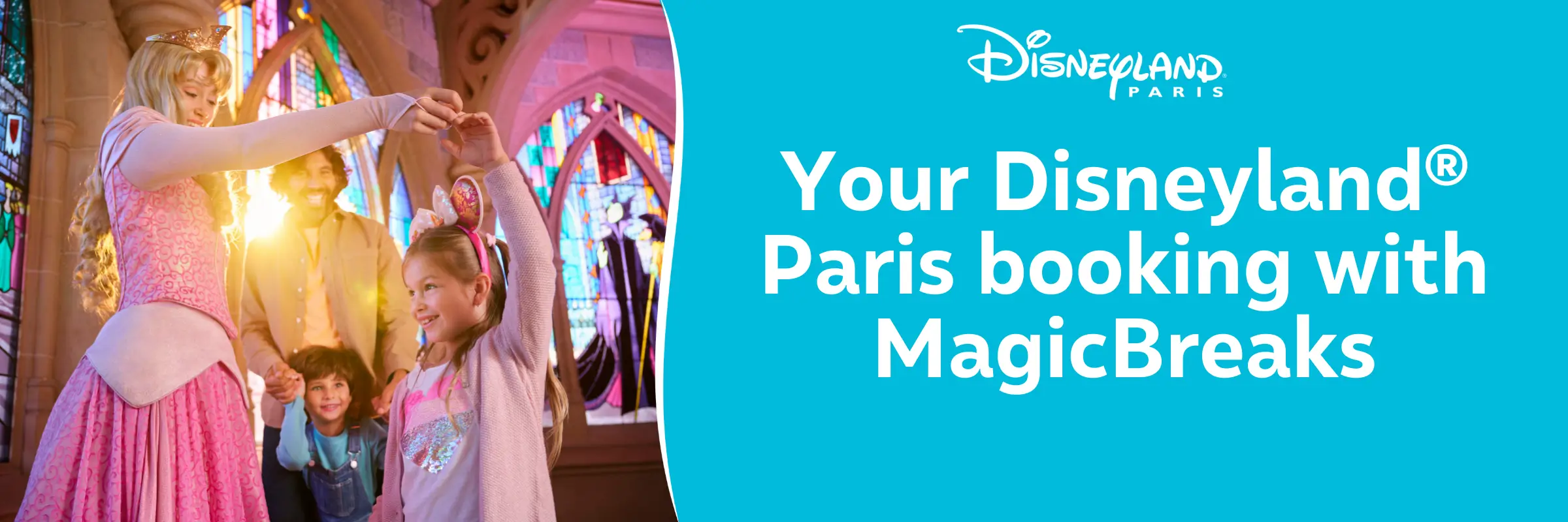 MagicBreaks Your Disneyland® Paris booking with MagicBreaks carousel banner