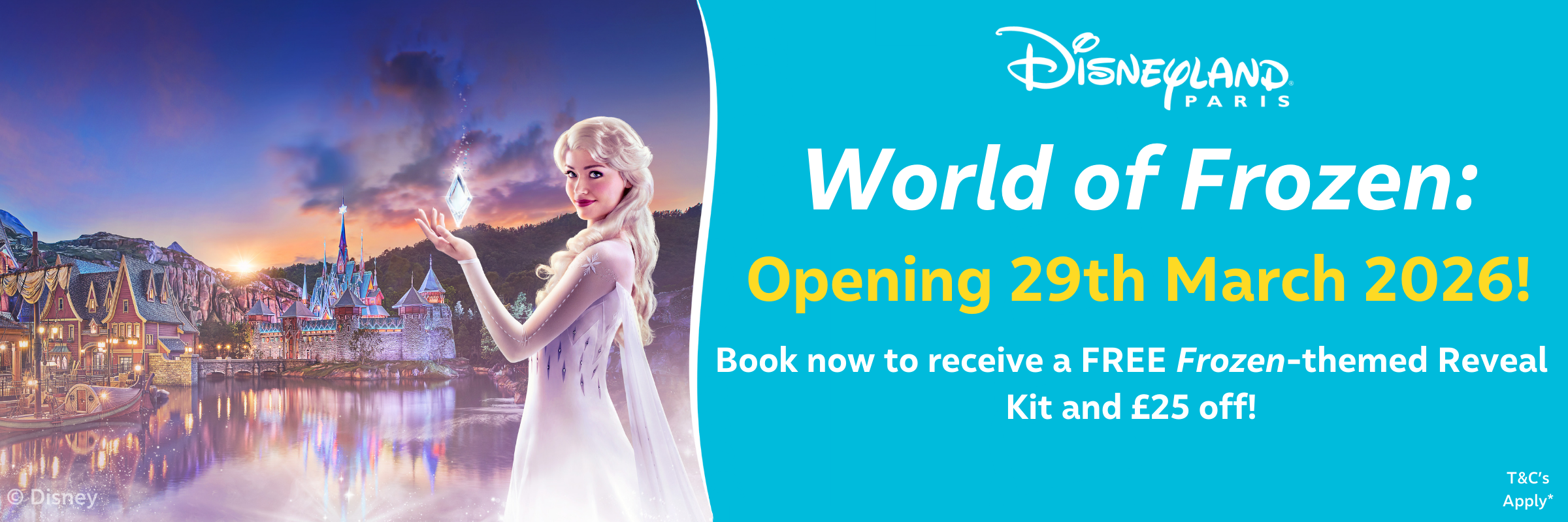 MagicBreaks World of Frozen! carousel banner